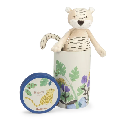 Peluche tigre Baboo (en boîte) La forêt Mawa - MOULIN ROTY 688020 3575676880203