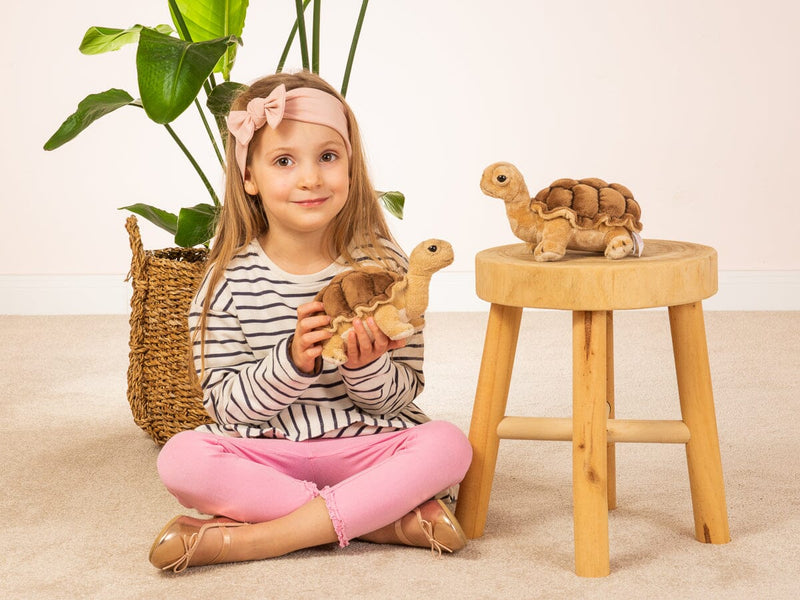 Peluche tortue 20 cm Teddy Hermann – vue de côté