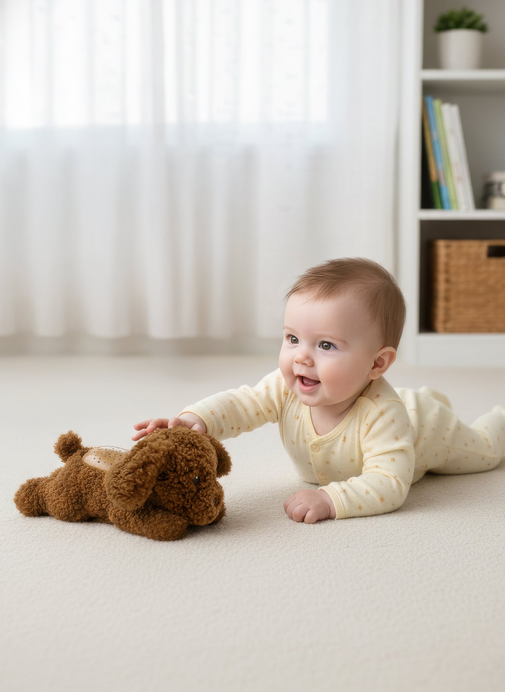 Peluche veilleuse étoilée caniche Dream Buddies de Cloud b – vue 3