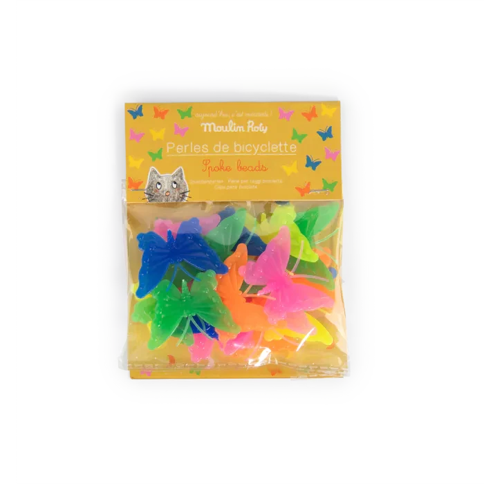 Perles papillons pour rayons de vélo - Moulin Roty 713373 3575677133735