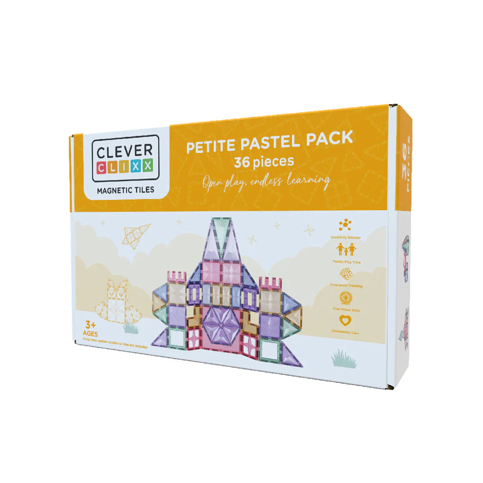 petit pack pastel 36 Pièces magnetique - cleverclixx CC-3009 6096137434409