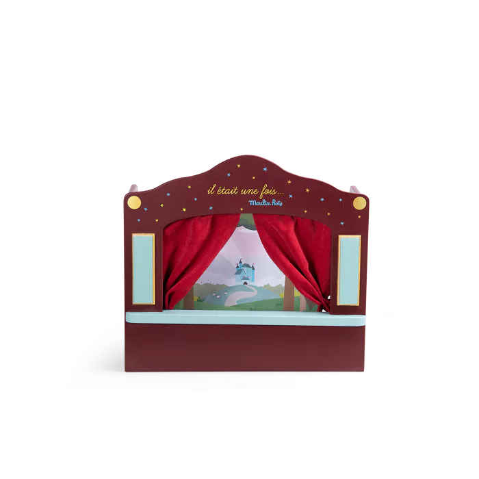 Petit théâtre de marionnettes rouge - Moulin Roty 711306 3575677113065