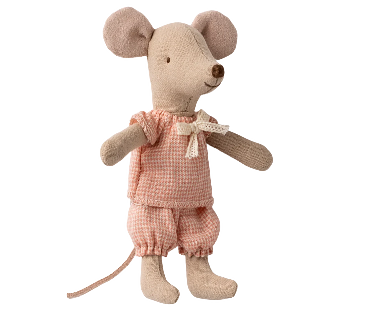 Petite soeur souris dans sa boîte assortie - MAILEG 17-5109-00 5707304148326