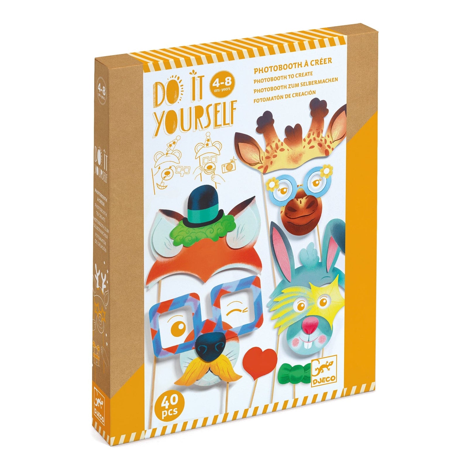 PHOTOBOOTH DIY La fiesta des animaux - DJECO