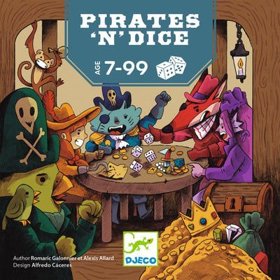 PIRATES 'N' DICE - DJECO DJ00830 3070900008304