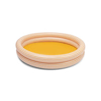 Piscine pour enfants Jaune/Blanc Softlines Ø 100 cm - SWIM ESSENTIALS