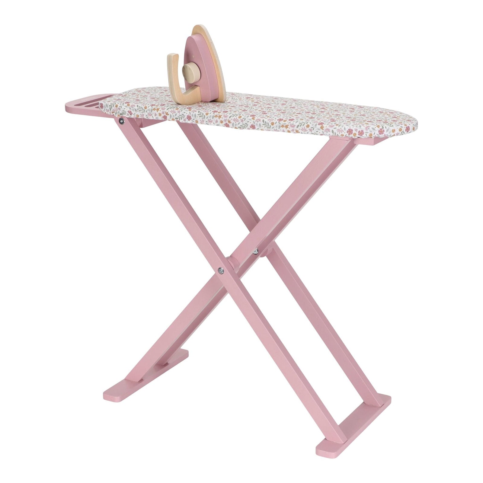 Planche à repasser en bois avec fer rose de Little Dutch