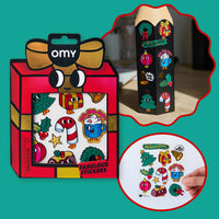 Planche de stickers Noël Fabulous Stickers Big d’Omy