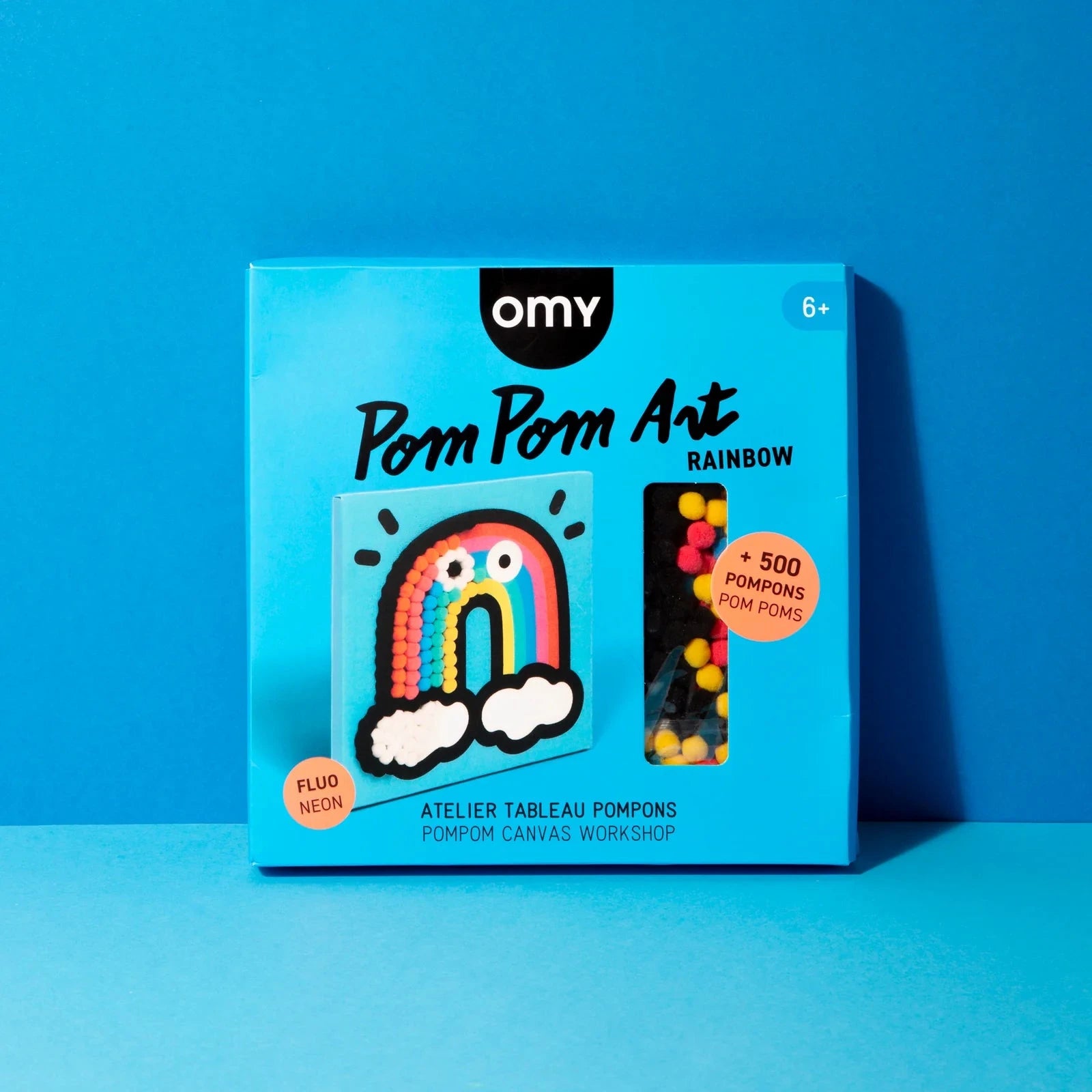 Pom pom art rainbow - Omy 
