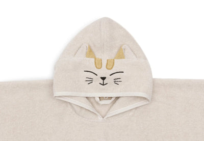 Poncho de bain éponge chat charlie - JOLLEIN 533-550-68140 8717329404083