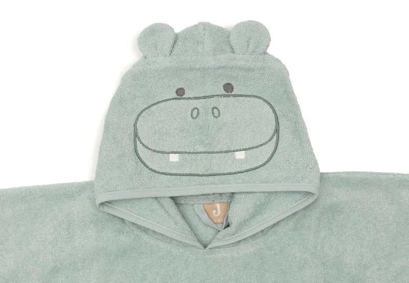 Poncho de bain éponge Hippo happy - JOLLEIN 