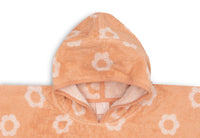 Poncho de bain éponge jacquard reversible flower - JOLLEIN