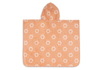 Poncho de bain éponge jacquard reversible flower - JOLLEIN