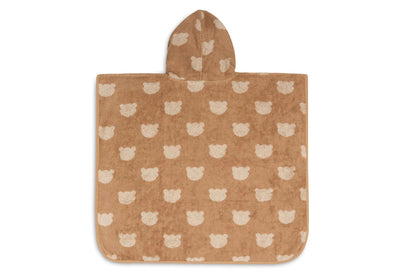 Poncho de bain éponge jacquard reversible teddy bear - JOLLEIN