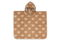 Poncho de bain éponge jacquard reversible teddy bear - JOLLEIN