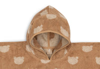 Poncho de bain éponge jacquard reversible teddy bear - JOLLEIN