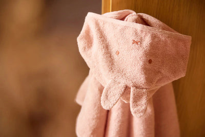 Poncho de bain éponge Miffy silk rose- JOLLEIN