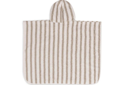 Poncho de bain éponge stripe olive green - JOLLEIN 533-550-67058 8717329381025