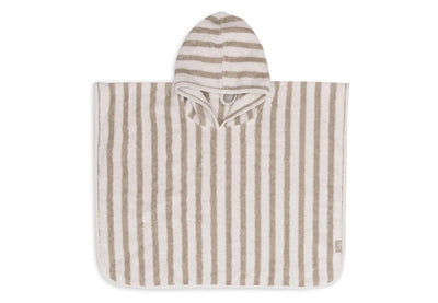 Poncho de bain éponge stripe olive green - JOLLEIN 533-550-67058 8717329381025