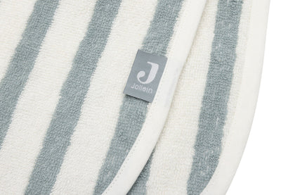 Poncho de bain Éponge Stripe Sea Green - JOLLEIN 533-550-68085 8717329393769