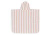Poncho de bain éponge stripe wild rose - JOLLEIN 533-550-67099 8717329380981
