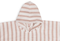 Poncho de bain éponge stripe wild rose - JOLLEIN 533-550-67099 8717329380981