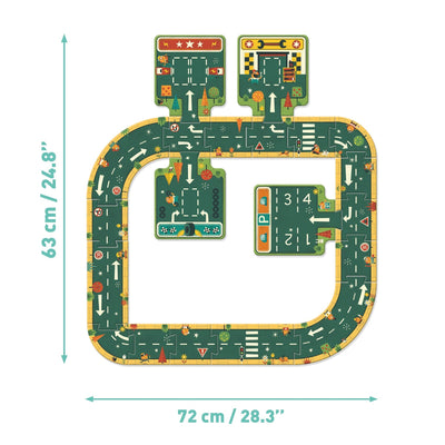 POP TO PLAY Routes 21 pièces - DJECO DJ07162 3070900071629