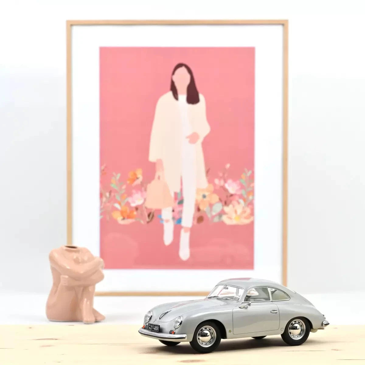 Porsche 356 Coupé 1952 Argent 1/18 - NOREV 187452 3551091874522