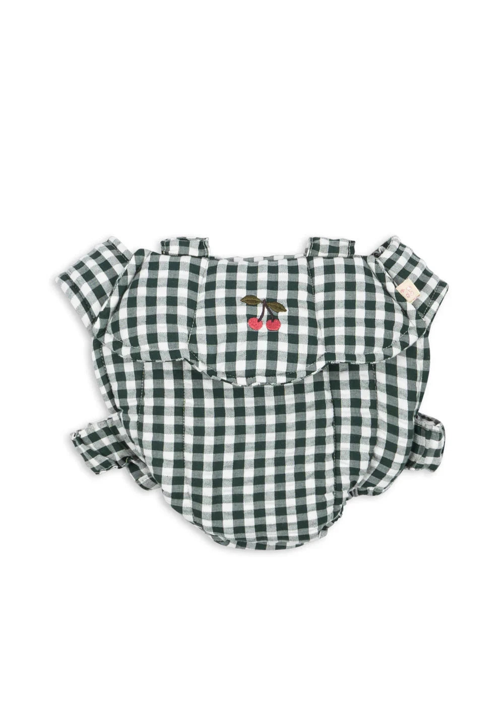 porte-bébé pour poupée green check - Konges Sløjd KS104281 P40022 5715681150450