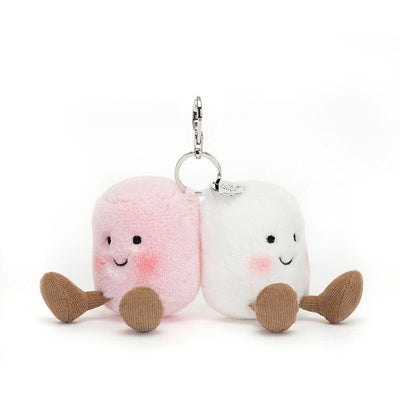 Porte clé Amuseables pair of marshmallows - JELLYCAT APM4BC 670983155907
