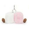 Porte clé Amuseables pair of marshmallows - JELLYCAT APM4BC 670983155907