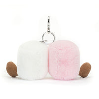 Porte clé Amuseables pair of marshmallows - JELLYCAT APM4BC 670983155907