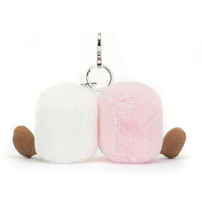 Porte clé Amuseables pair of marshmallows - JELLYCAT APM4BC 670983155907