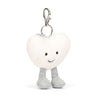 Porte clé cream heart - JELLYCAT A4CRHBC 670983153491