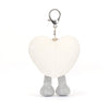 Porte clé cream heart - JELLYCAT A4CRHBC 670983153491