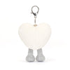 Porte clé cream heart - JELLYCAT A4CRHBC 670983153491
