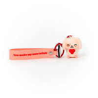 Porte-clés avec charms Lapin Cupidon You make my nose twitch - MR. WONDERFUL 2608041314W0UN 8445641074492
