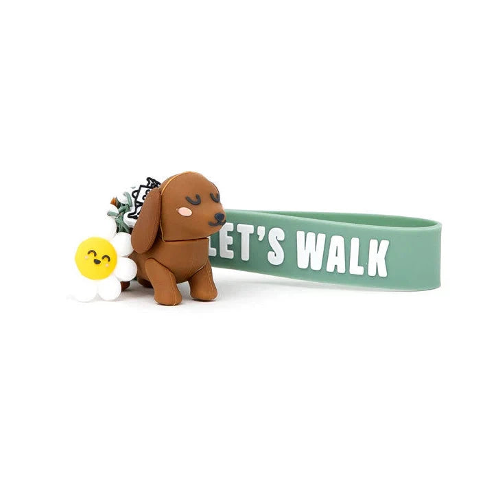 Porte-clés avec pendentif Chien teckel Let’s walk - MR. WONDERFUL 2508041202W0UN 8445641071644