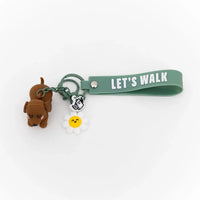 Porte-clés avec pendentif Chien teckel Let’s walk - MR. WONDERFUL 2508041202W0UN 8445641071644