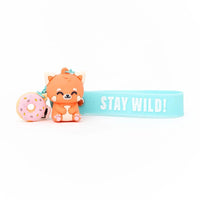 Porte-clés avec pendentif Panda roux - Stay wild! - MR. WONDERFUL