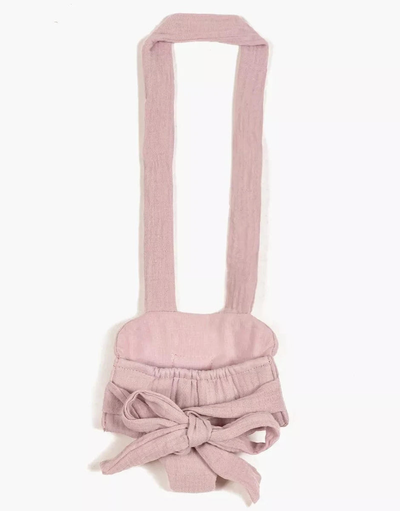 Porte poupée en gaze de coton rose orchidée - MINIKANE CAC.30.030 3701548460512