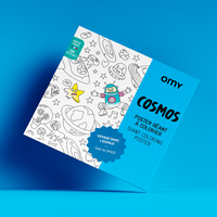 Poster géant à colorier Cosmos d’Omy