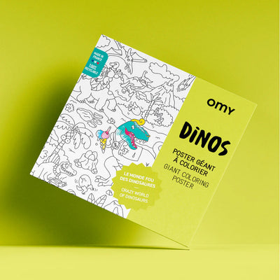 Poster géant à colorier Dinos - Omy POS31 3760235517205