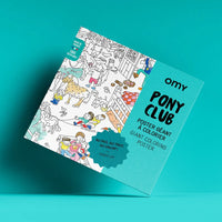 Poster géant à colorier poney club - Omy POS75 3760301402312