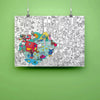 Poster geant crazy farm- Omy