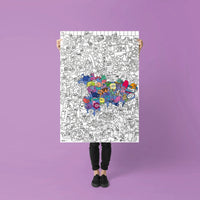 Poster geant Kitty- Omy