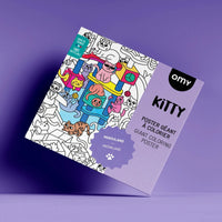 Poster geant Kitty- Omy