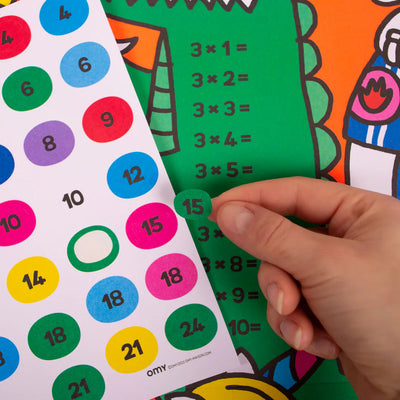 Poster Multiplication OMY school - Omy POSCHOOL03