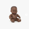 Poupée bébé africaine fille 21cm - Miniland 31144