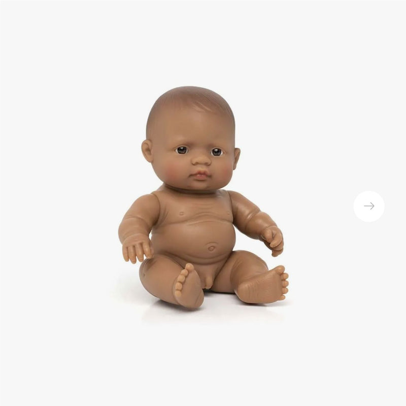 Poupée bébé sud américain garçon 21cm - Miniland 31147 